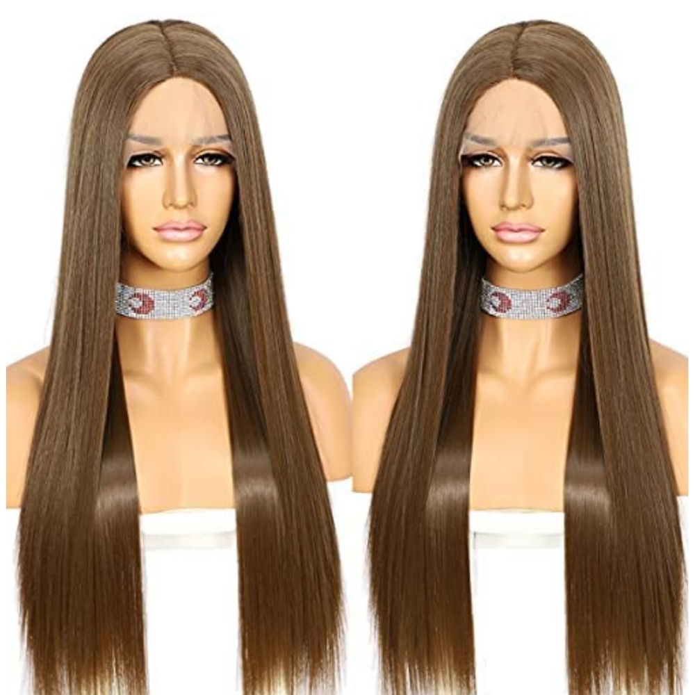 Ash brown wig